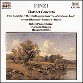 Finzi's Clarinet Concerto album cover